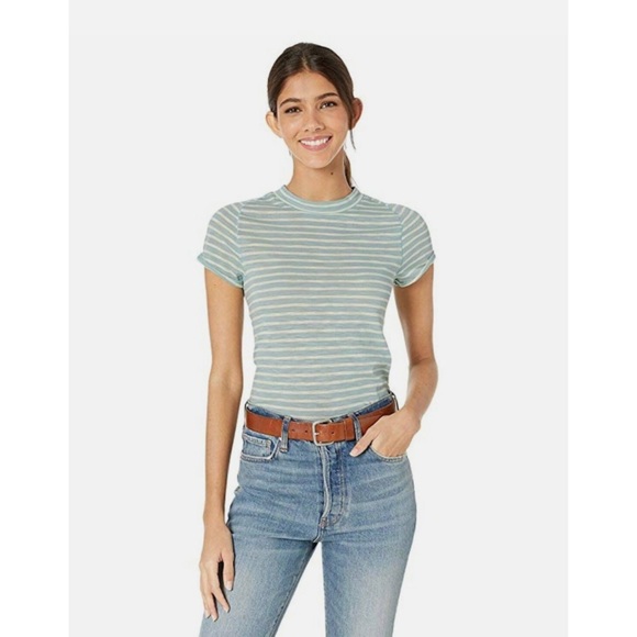 We The Free Sage Combo Striped T-Shirt - Picture 14 of 16